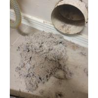 What's hiding in your dryer vent? This dryer vent had a ton of lint trapped inside! 